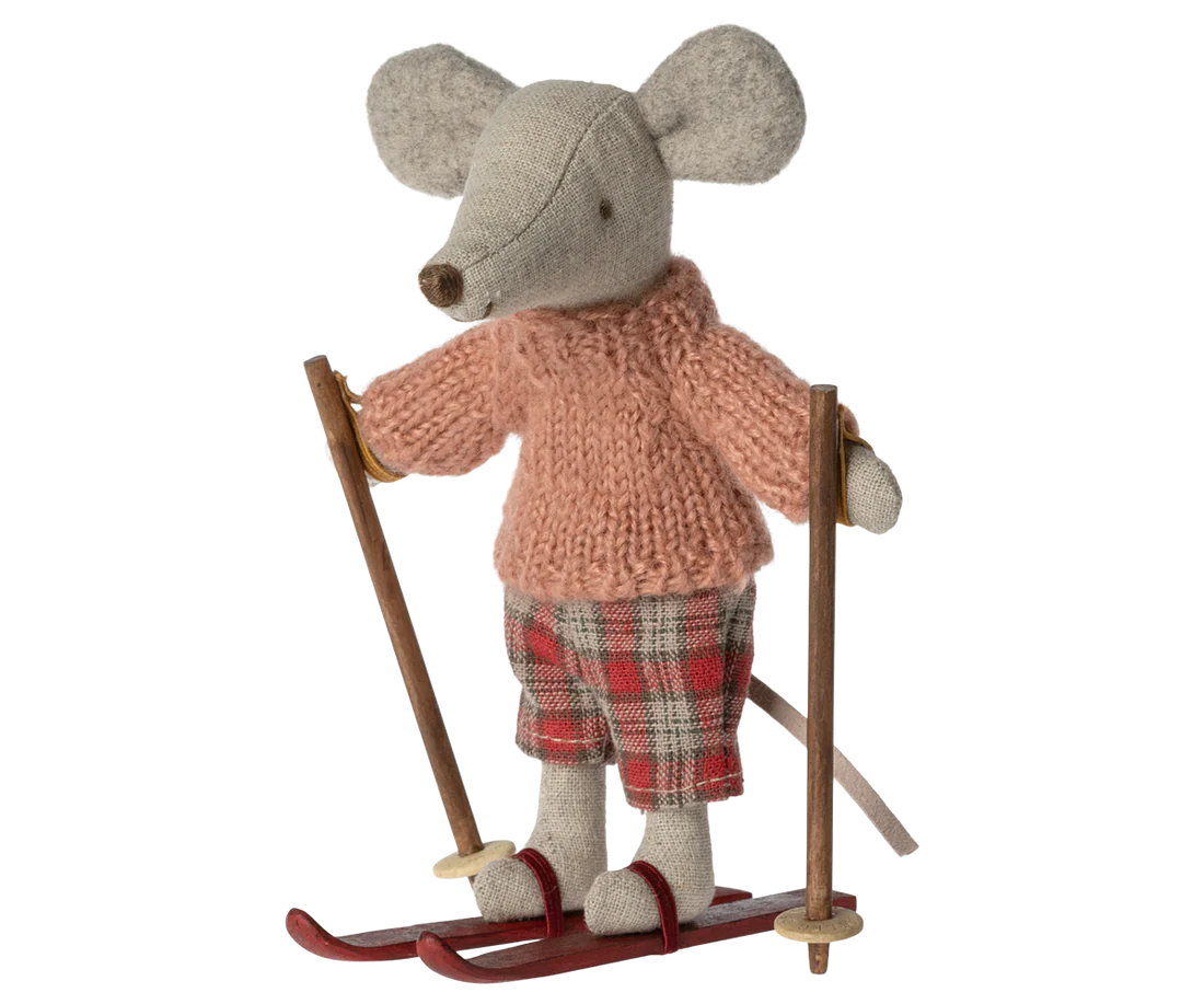 Maileg Wintermuis met skiset, Grote zus