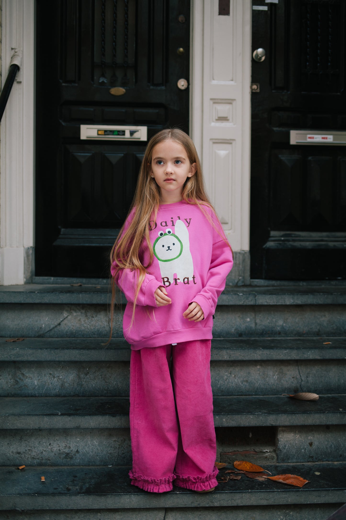 Daily Brat Mia corduroy pants orela purple