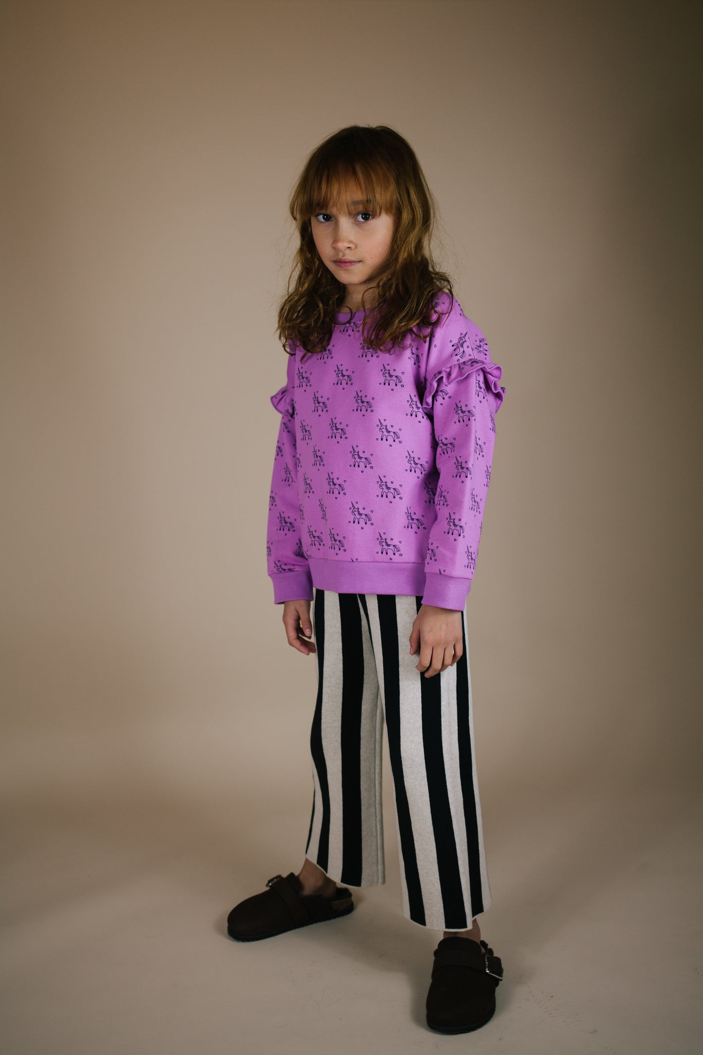 Daily Brat Sassy unicorn sweater lilastic