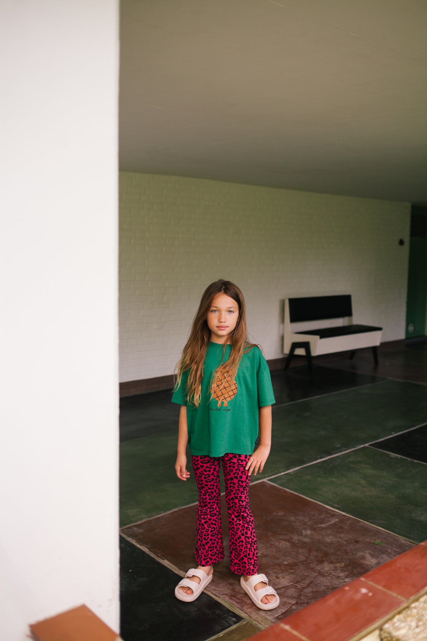 Daily Brat Peanut man t-shirt summer green