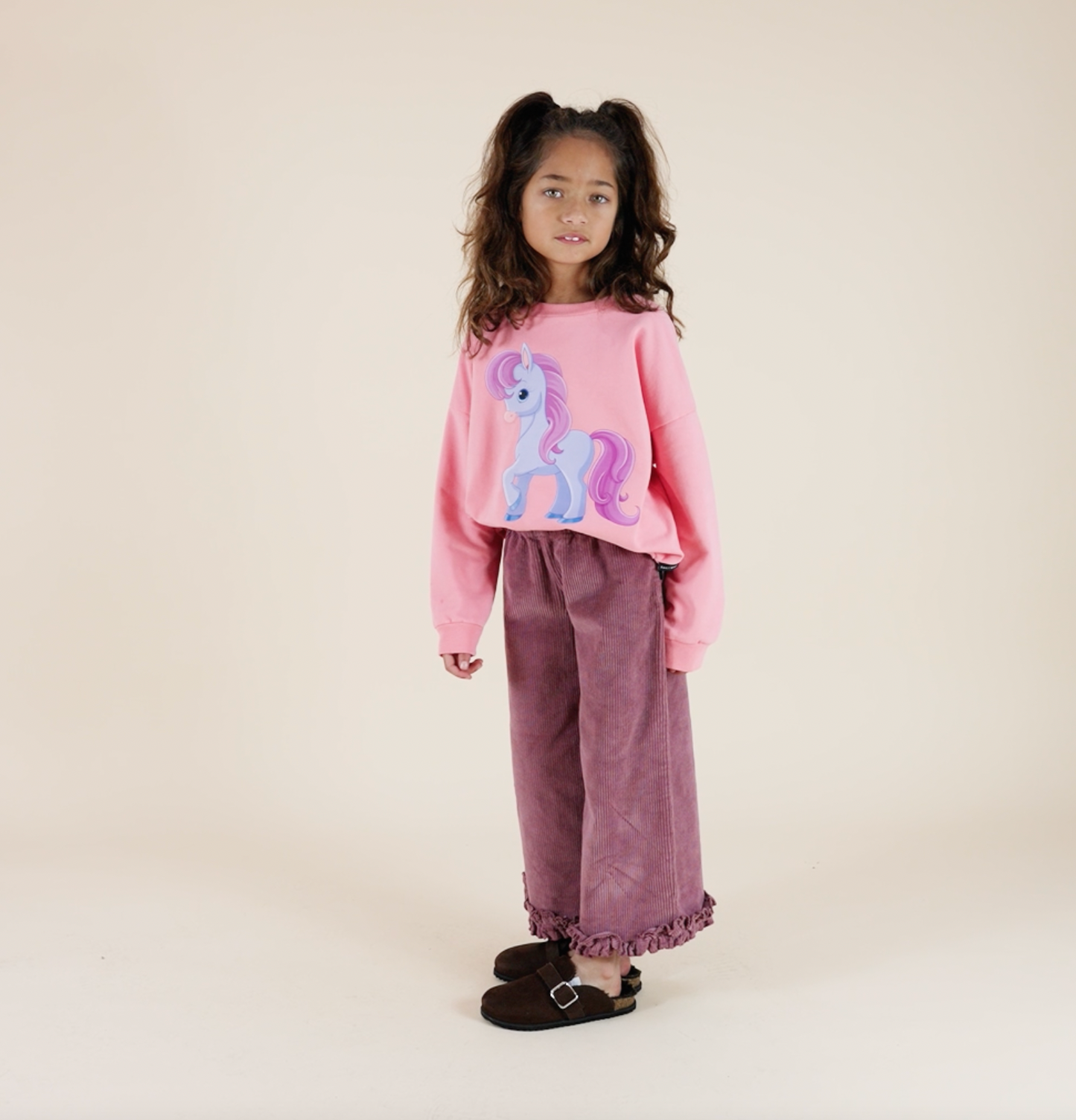 Daily Brat Pretty pony sweater pink