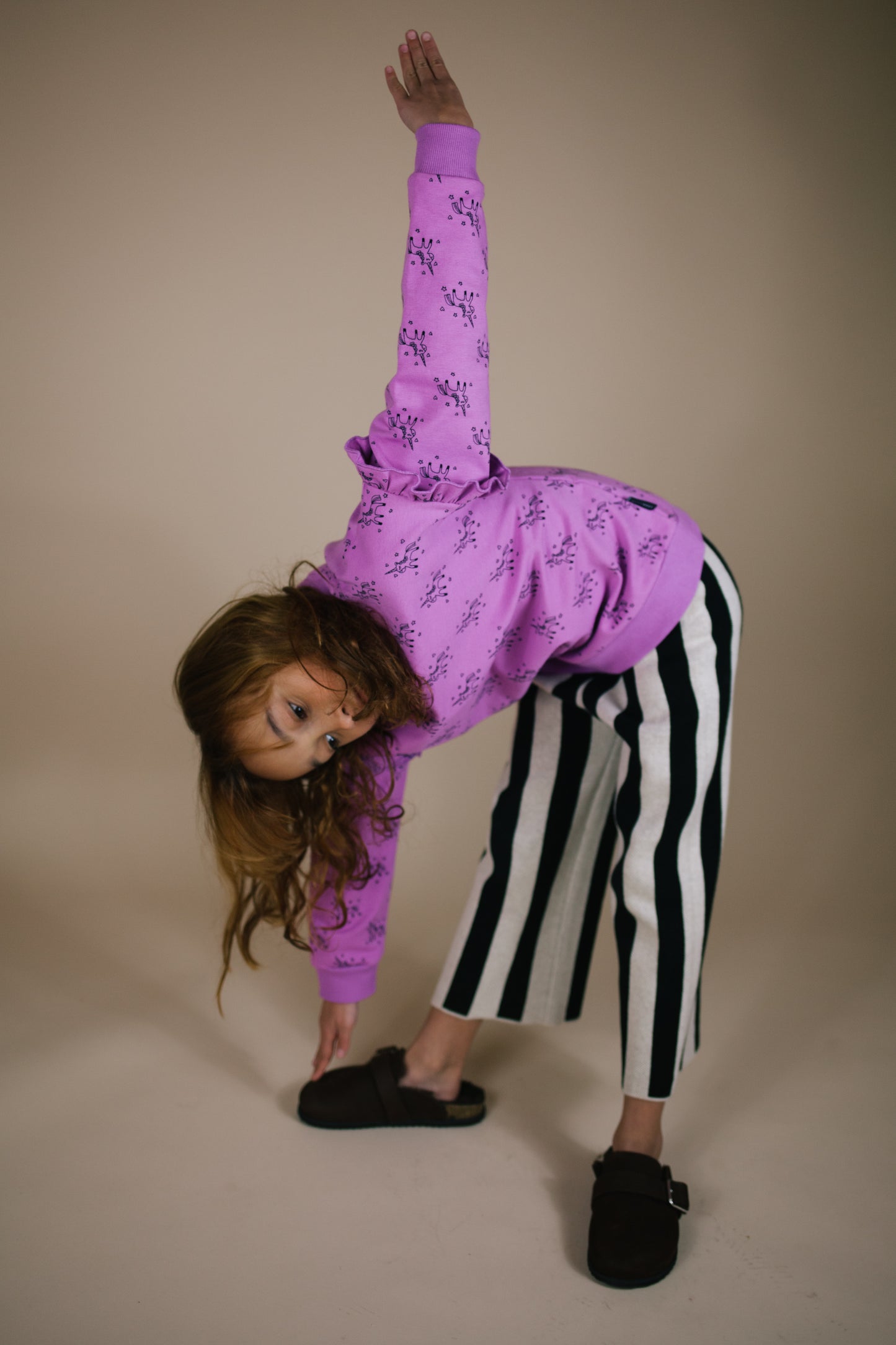 Daily Brat Sassy unicorn sweater lilastic