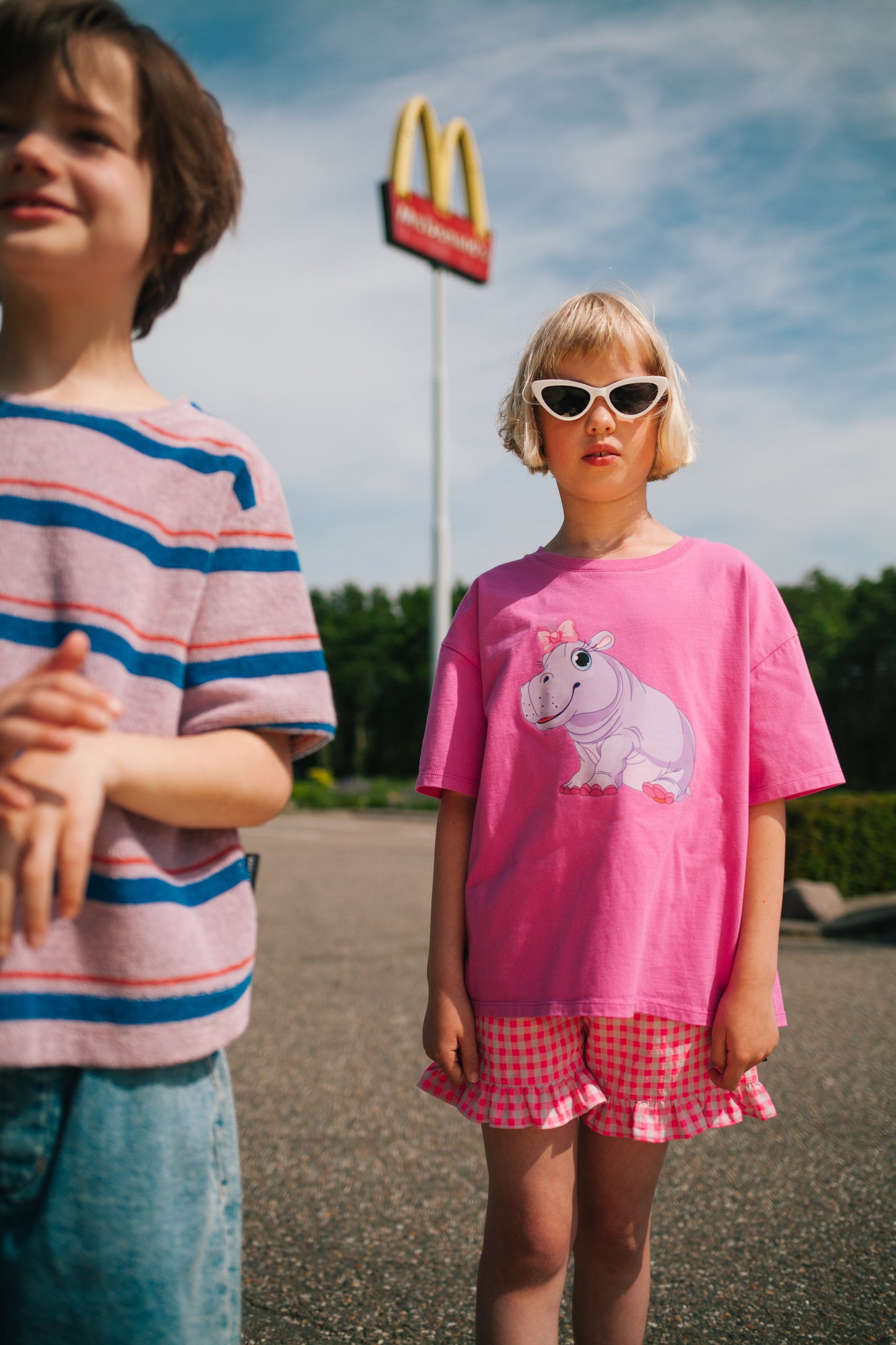 Daily Brat Hippo t-shirt roos