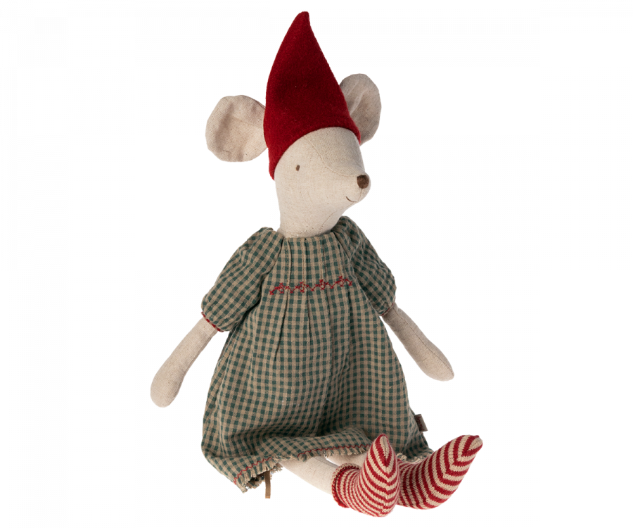 Maileg Kerstmuis, Medium - Meisje
