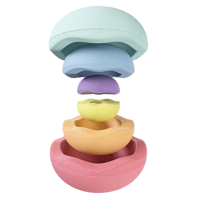 stapelstein inside rainbow pastel - 6st