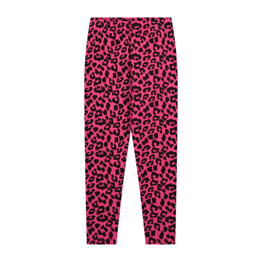 Leopard  pants pink yarrow