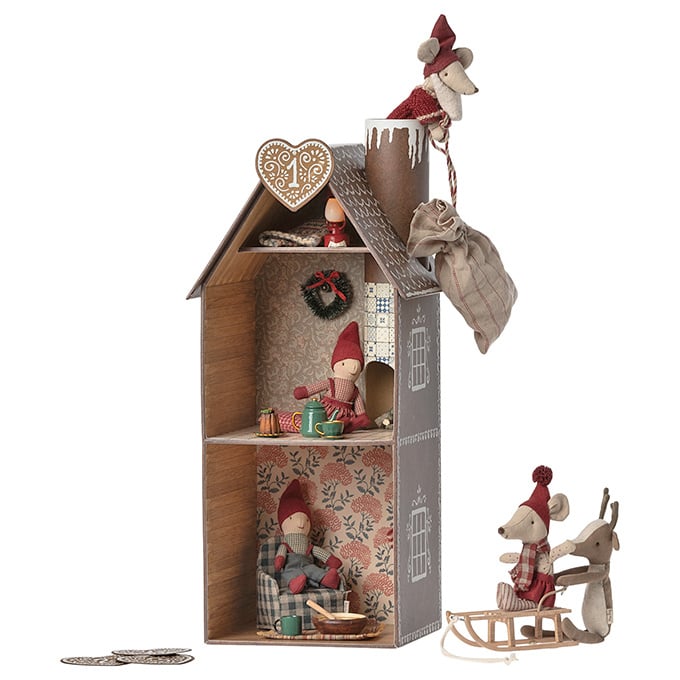 Maileg Muizenhuis, Gingerbread House Mouse