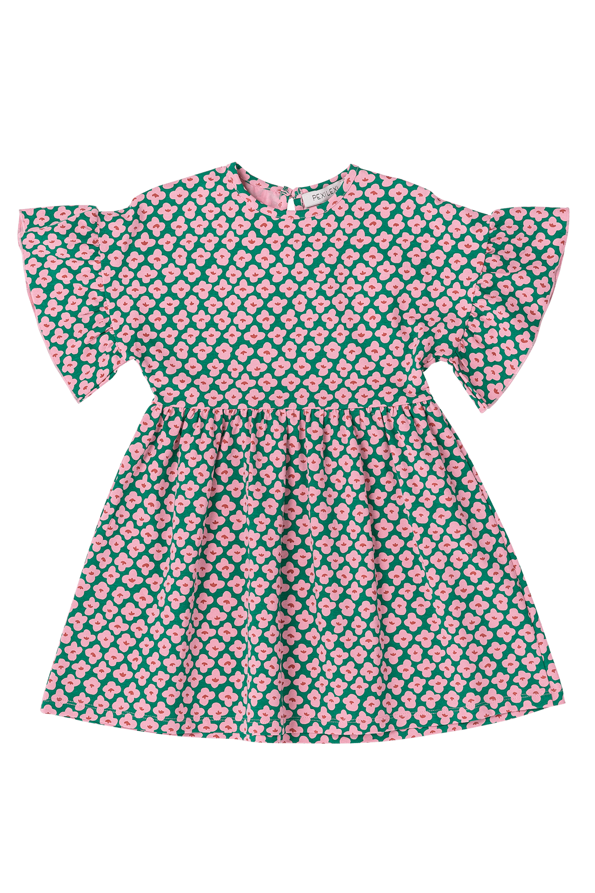 Pexi Lexi Dress Ruffle Bosphorus Flower
