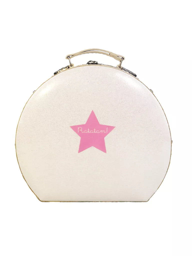 Glitter Case Round wit