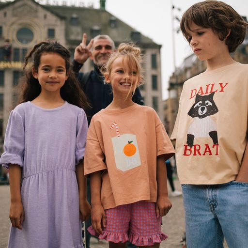Drizzle Juice T-shirt Pale Stone
