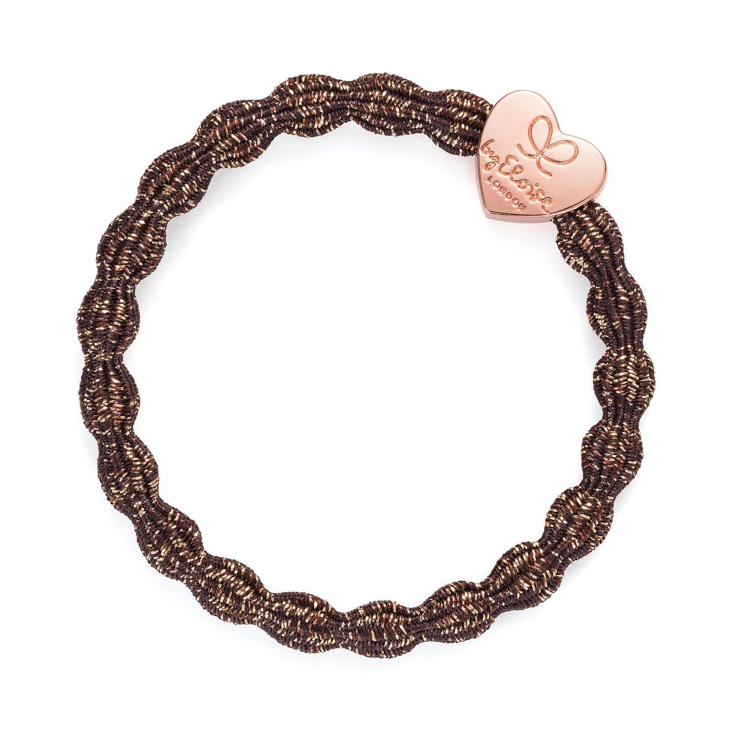 Metallic Rose Gold Heart Bronze