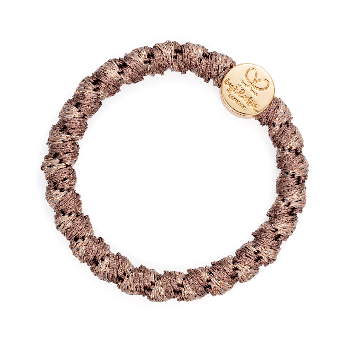 Woven Gold Circle Mocha.1