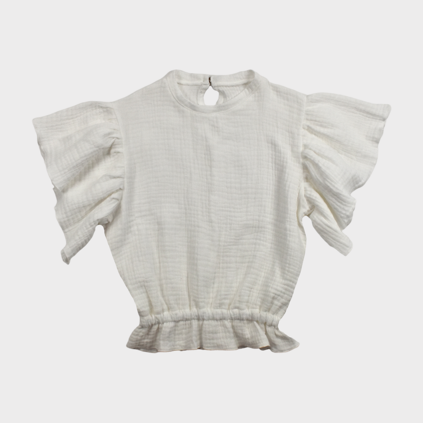 Yuna top White mousseline