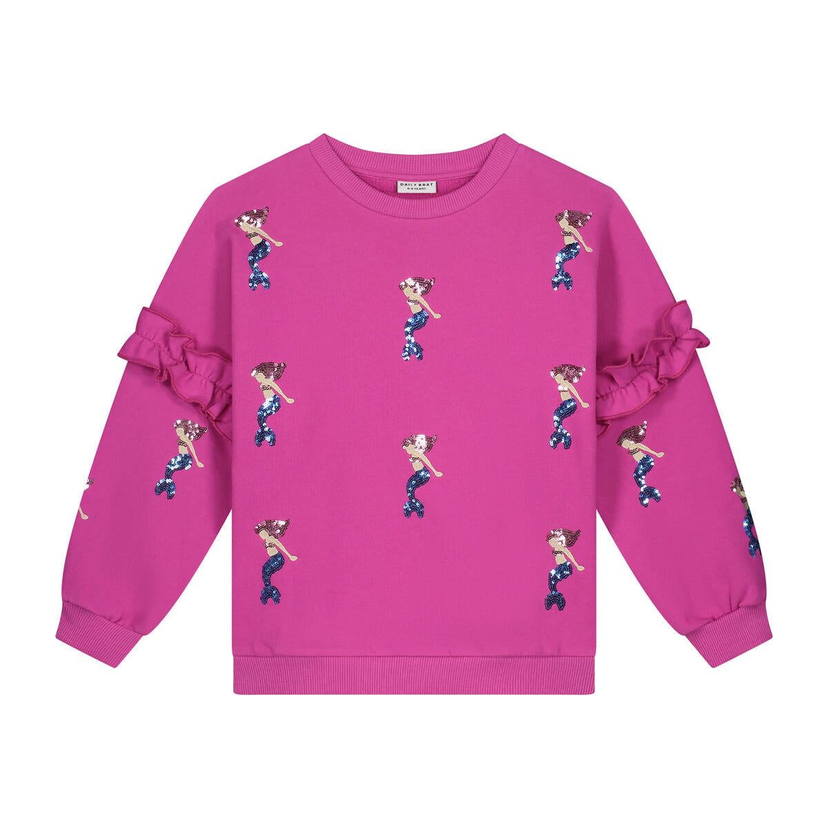 TWINKLE MERMAID SWEATER SNOW PINK