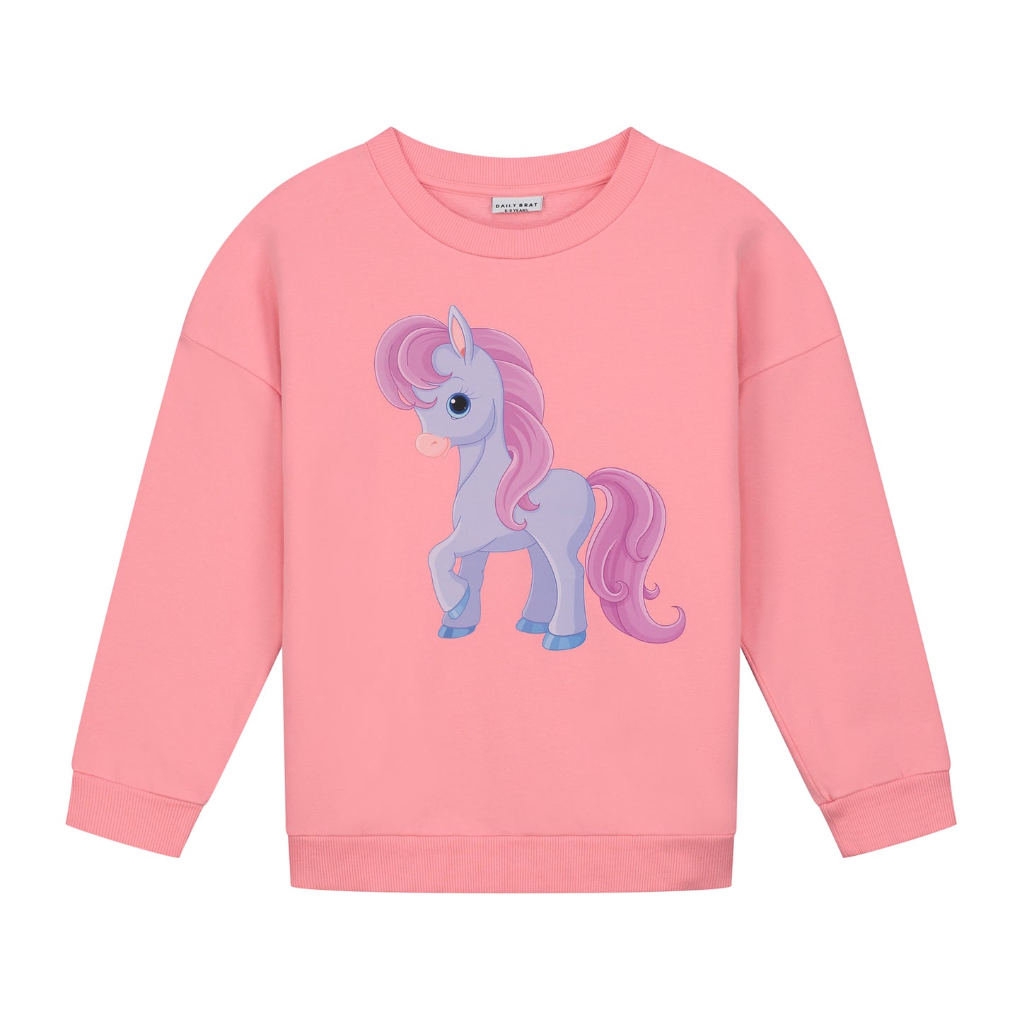 Daily Brat Pretty pony sweater pink