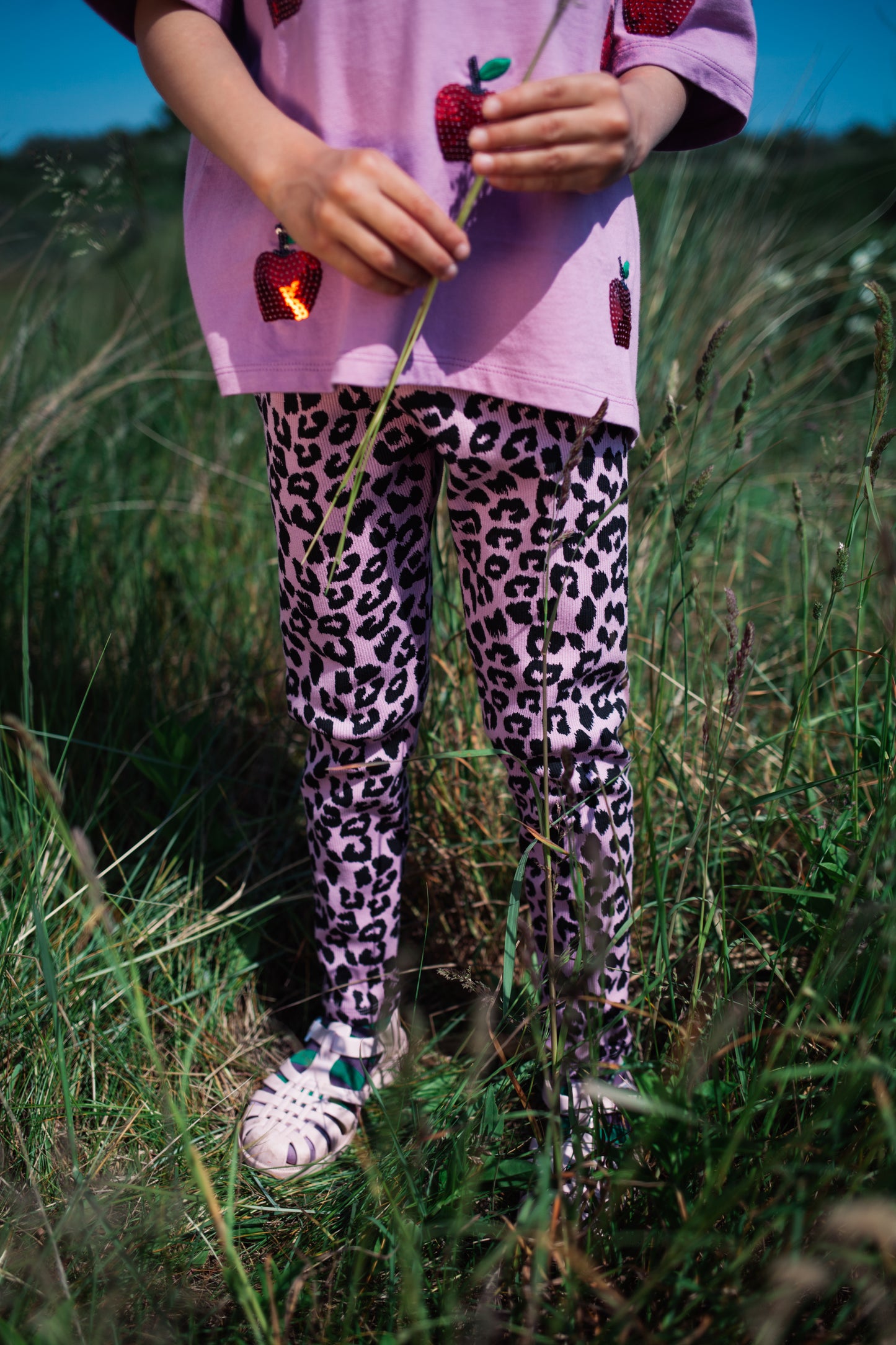 Daily bDaily brat Leopard broek lavendelkruidrat Leopard broek lavendelkruid