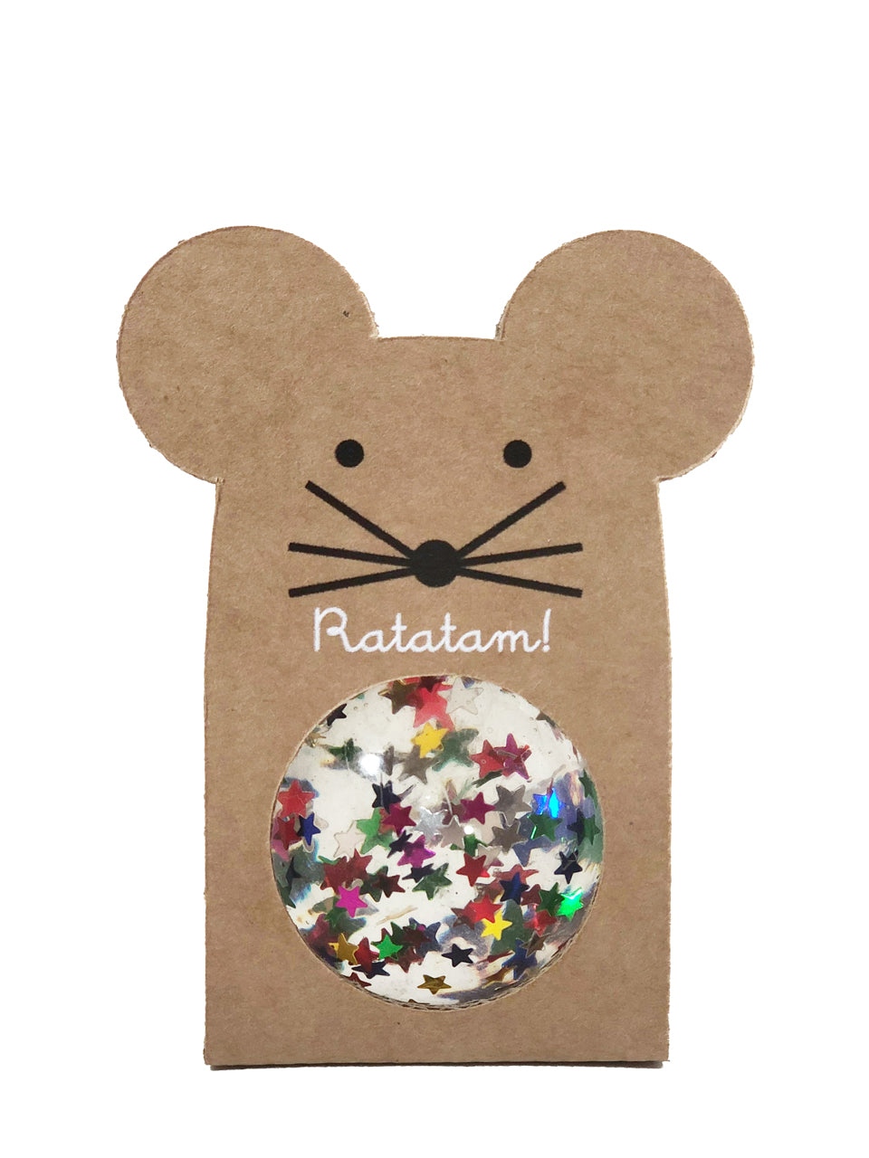 Ratatam Glitter Mouse Bouncy Ball star 
