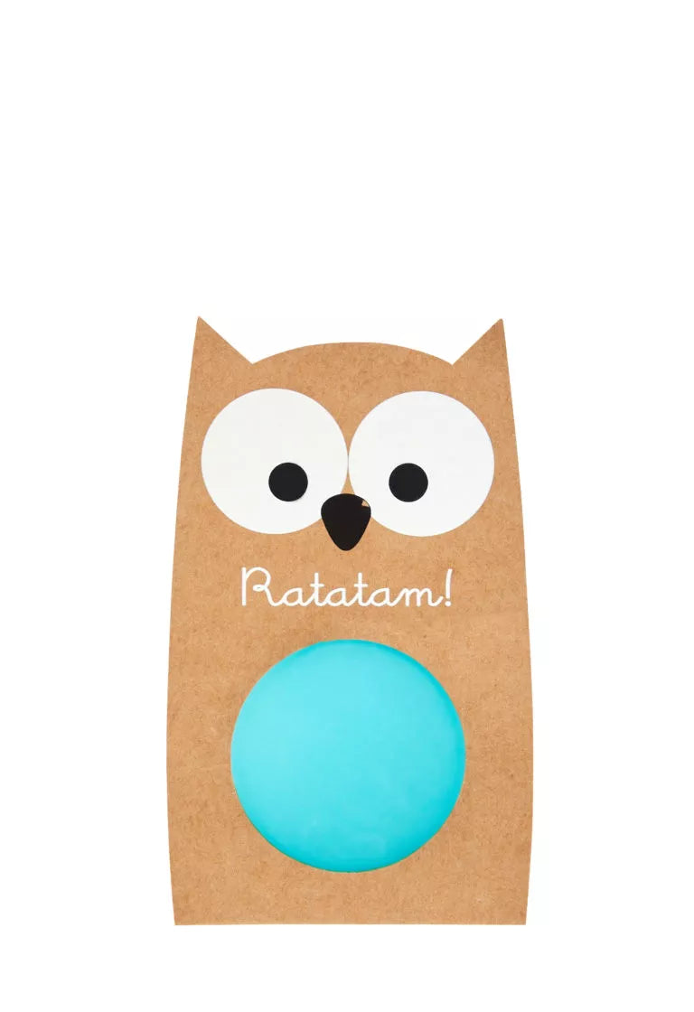Owl Bouncy Ball Blauw