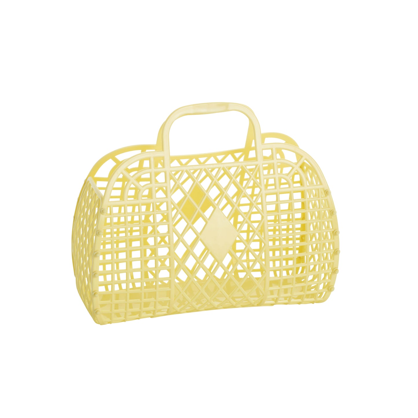 Sun Jellies Retro Basket - Small Yellow