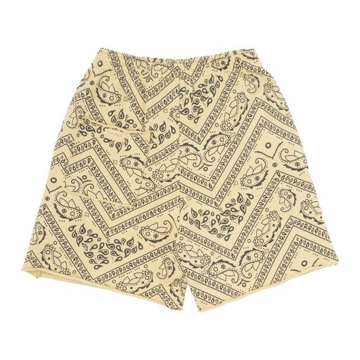 Tocoto Vintage Bandana print fleece short yellow